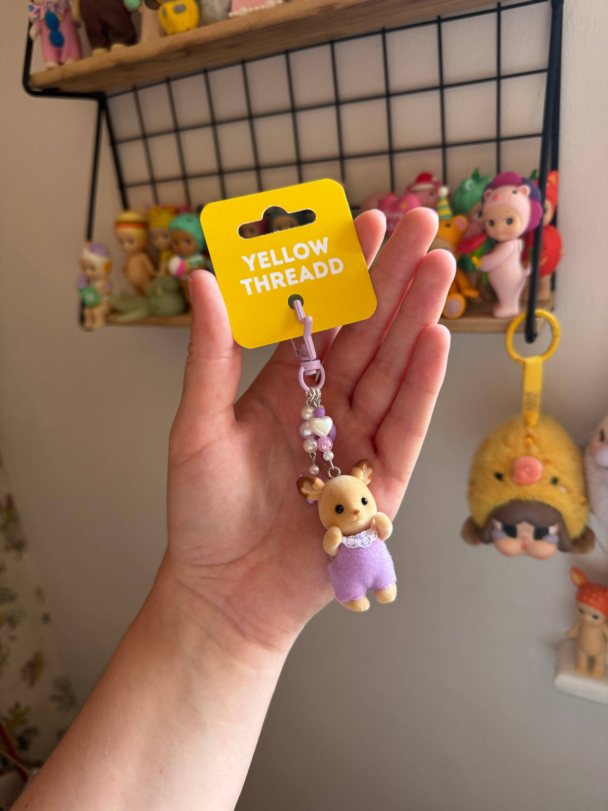 Critter Baby Charm Keyring