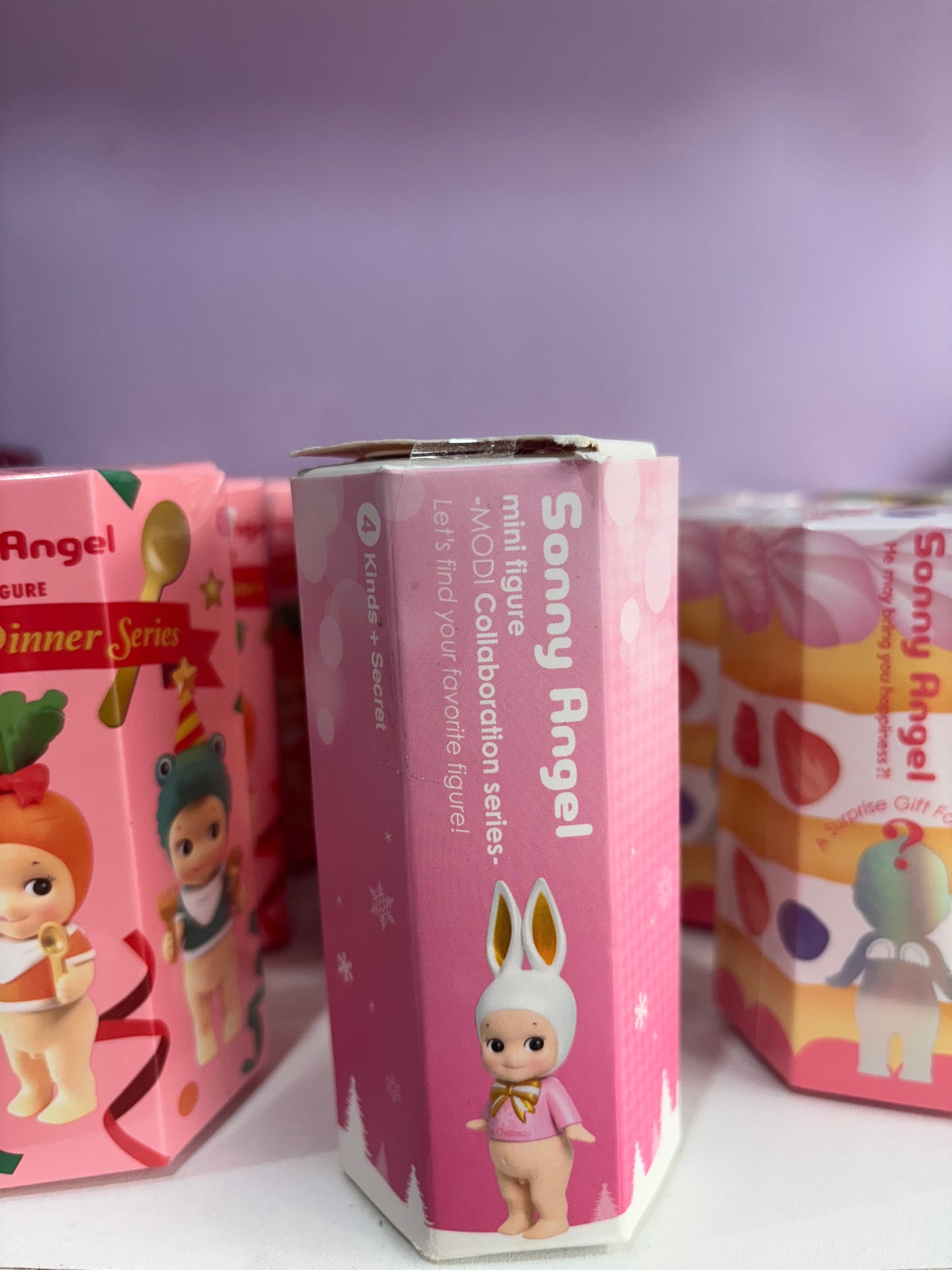 Sonny Angel MODI Christmas collaboration (2015) Giraffe *box/bag open