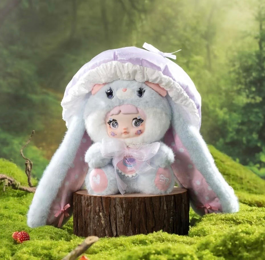 Nommi 400% Mushroom Hat Rabbit Plush Blind Box – 35cm | Café Kawaii
