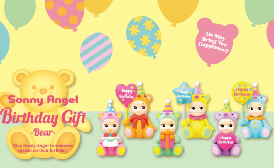 Sonny Angel Birthday Gift Bear Series