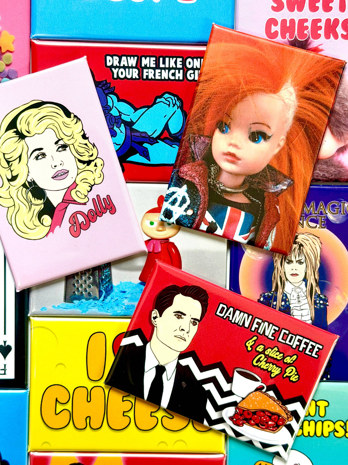 Dolly Inspired Fridge Magnet