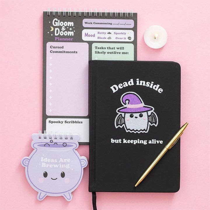 Gloom & Doom Pastel Goth Desk Planner