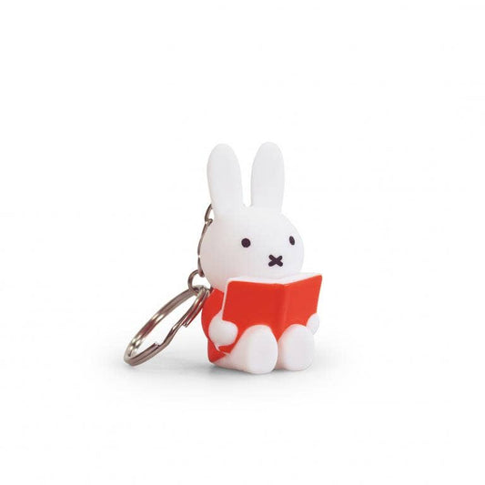 Junior Miffy with Book Keyring - Red