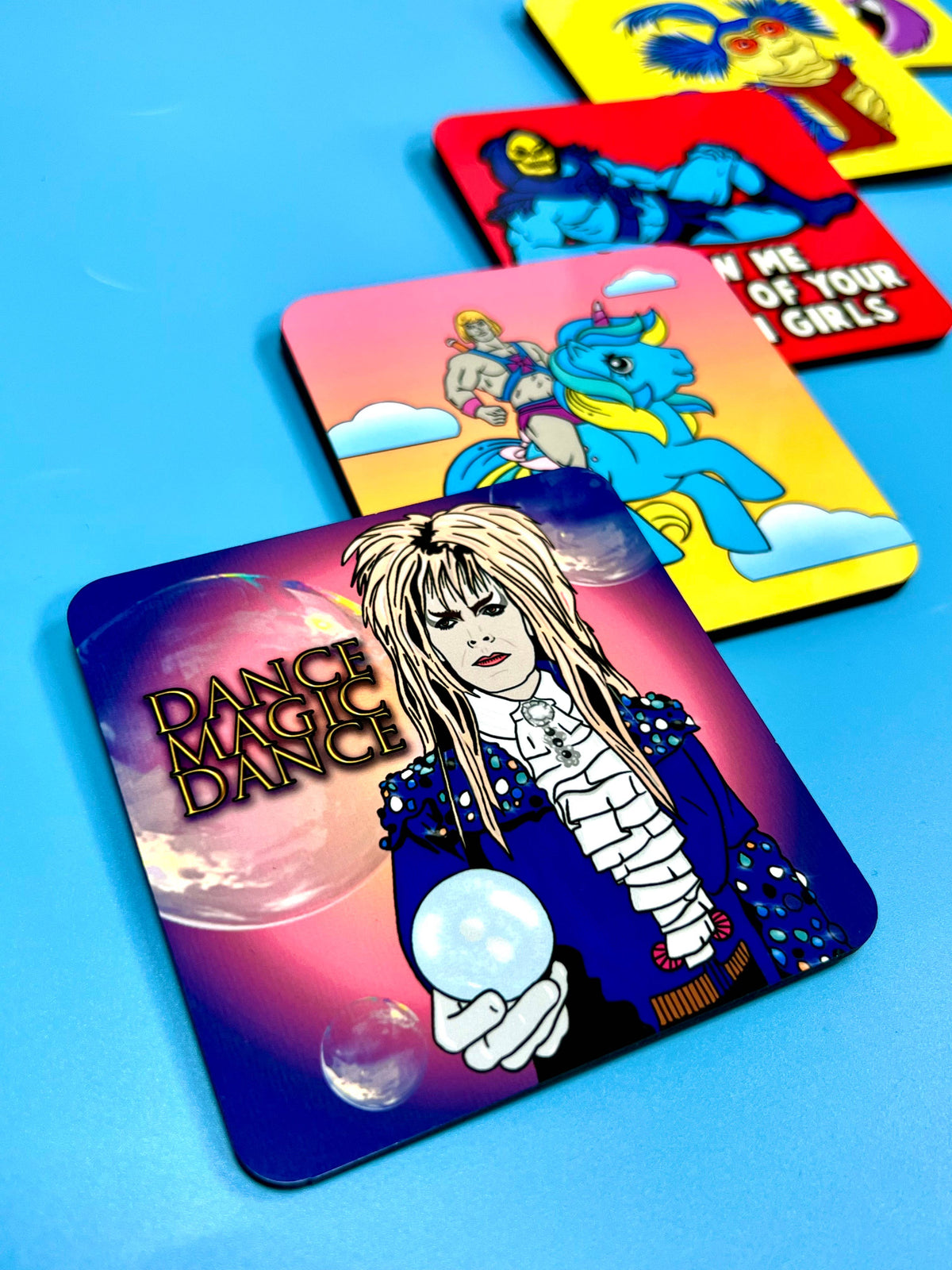 Dance Magic 1980s Labyrinth Film Inspired Drinks Coaster 