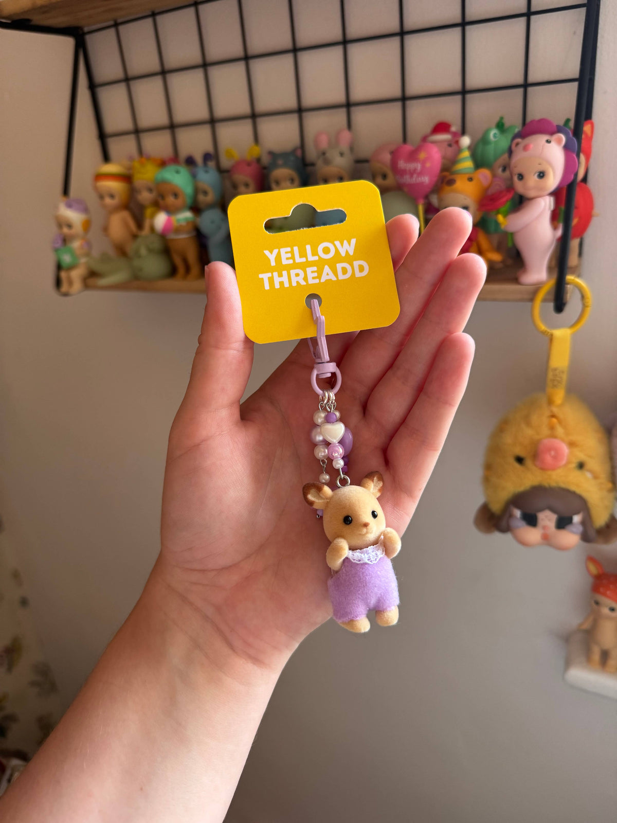 Critter Baby Charm Keyring