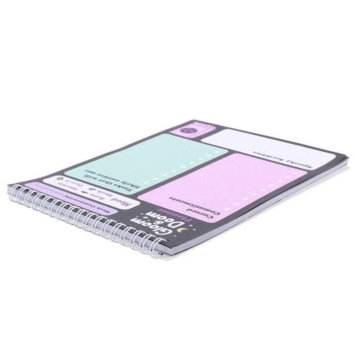 Gloom & Doom Pastel Goth Desk Planner