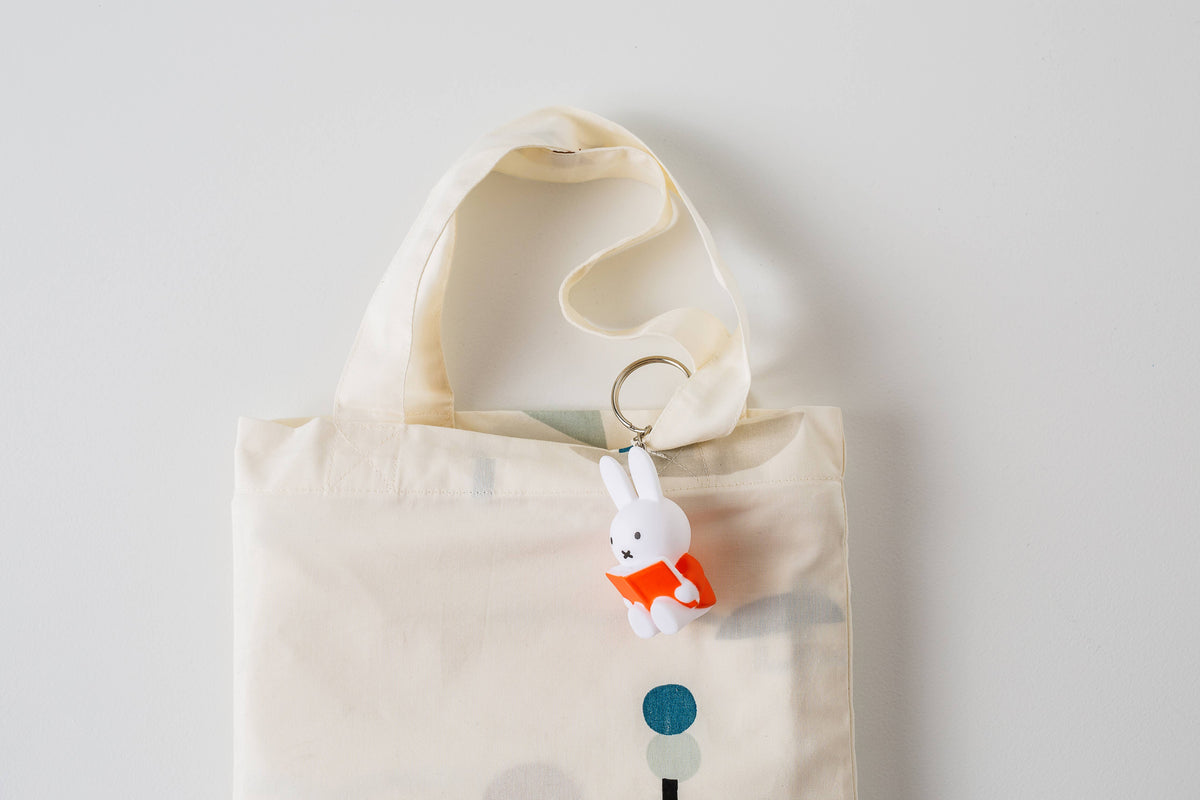 Junior Miffy with Book Keyring - Red
