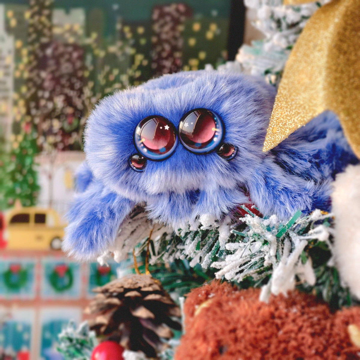 Snowball | Sapphire Blue Spider Plush Toy