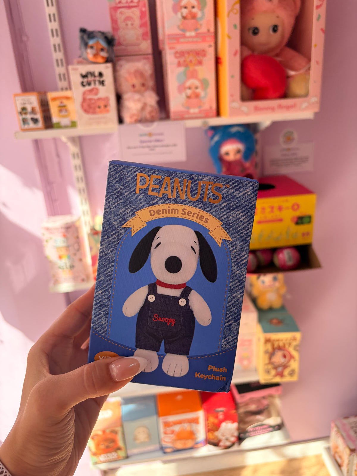 Peanuts Denim Series Plush Bag Charm
