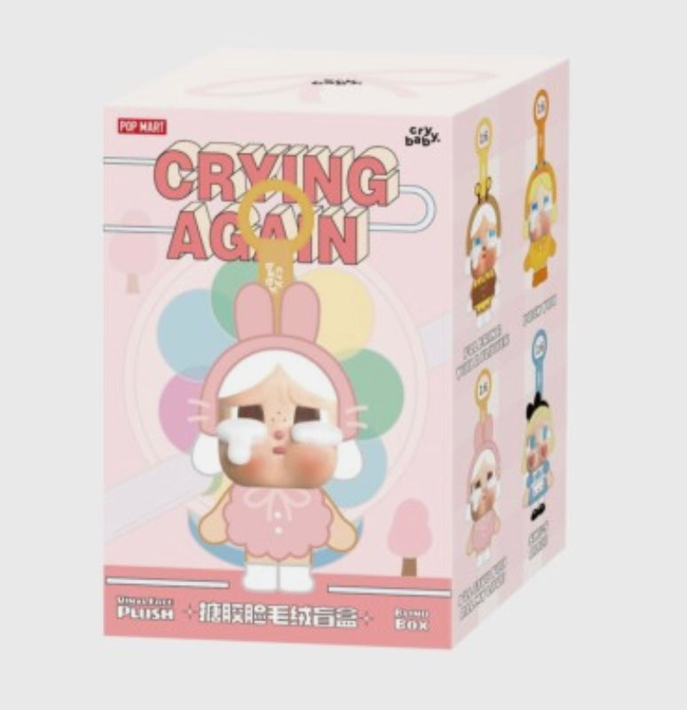 POP MART Crybaby Crying Again Vinyl Plush Pendant