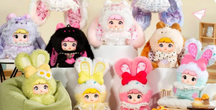 Nommi Sweetheart Bunny Series Plush Pendant