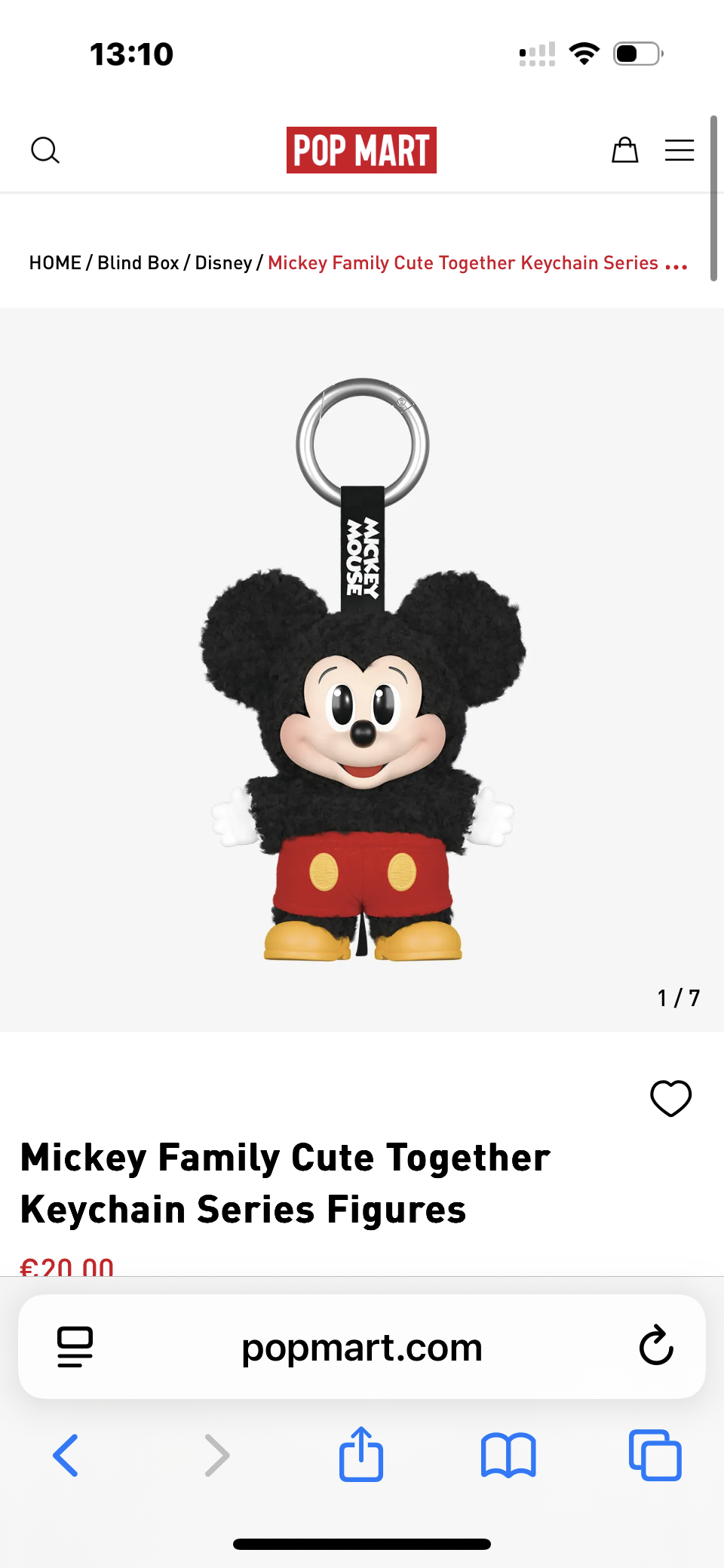 POP MART Mickey Family Cute Together