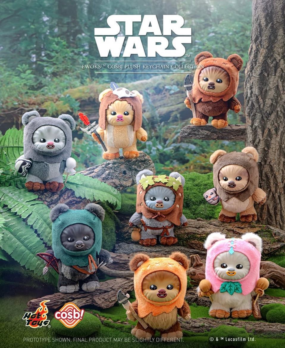 Star Wars Ewok Cosbi Plush Keychain