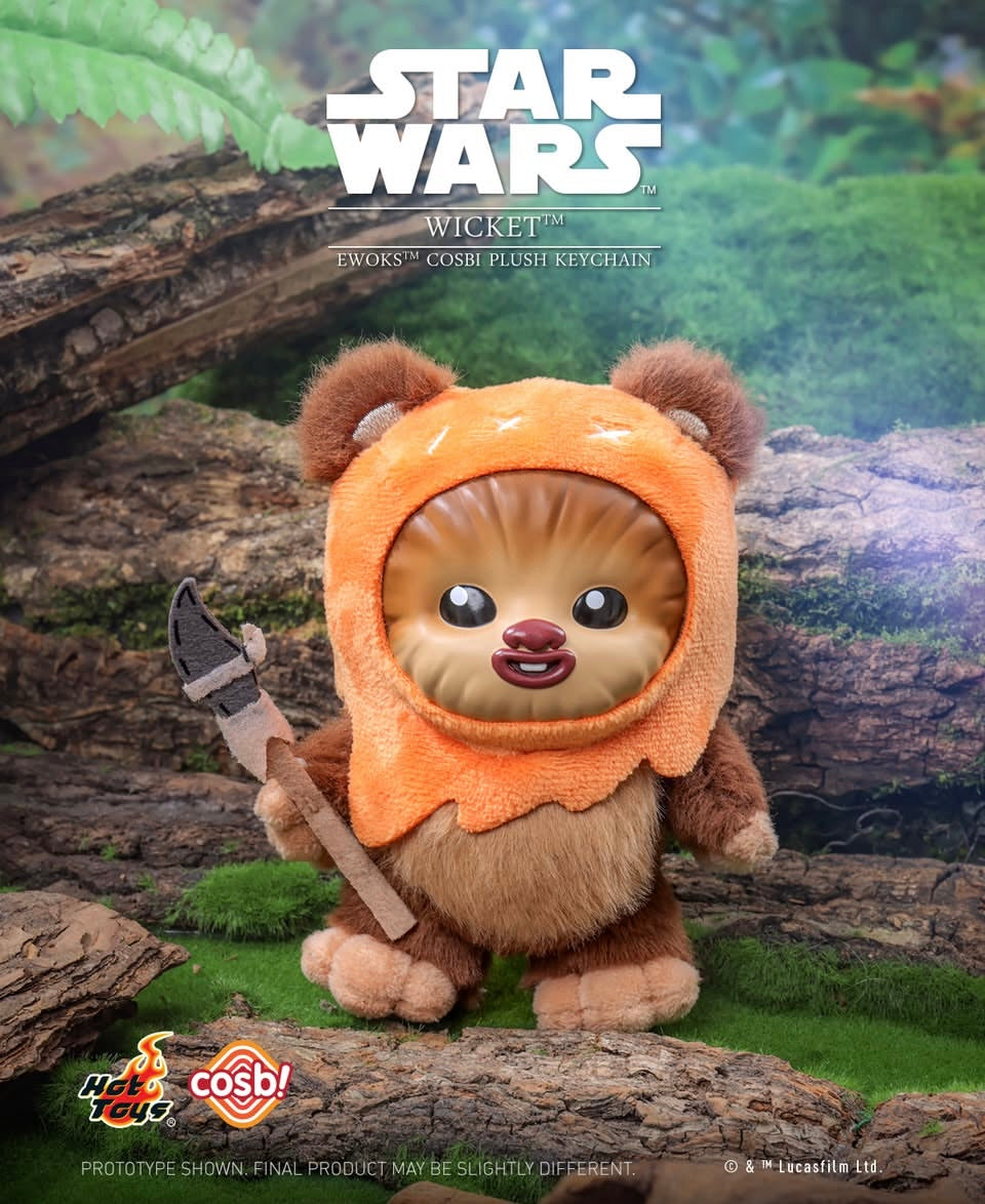 Star Wars Ewok Cosbi Plush Keychain
