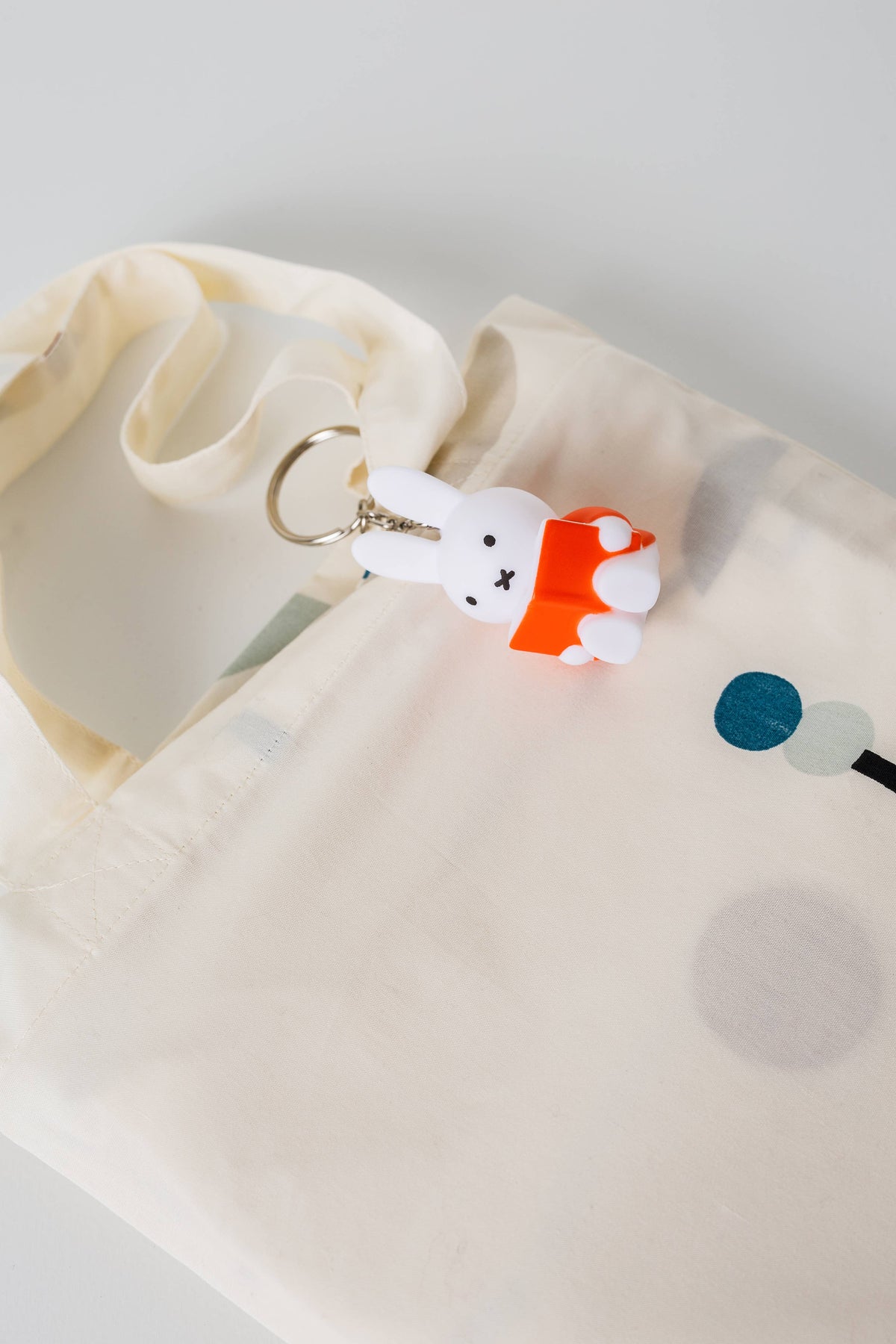 Junior Miffy with Book Keyring - Red