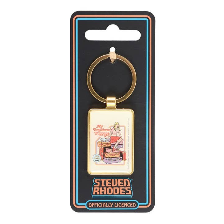 My Emotional Baggage Keyring by Steven Rhodes